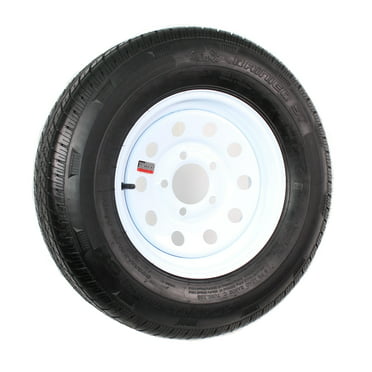 5-4.5 Spoke Wheel Silver Trailer Tire On Rim Radial ST175/80R13 LRC 1360 Lb